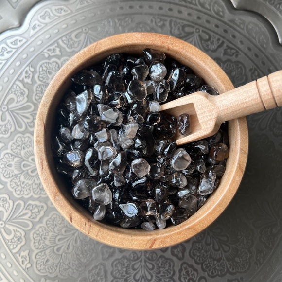 Smoky quartz chips - Picture 3 of 4